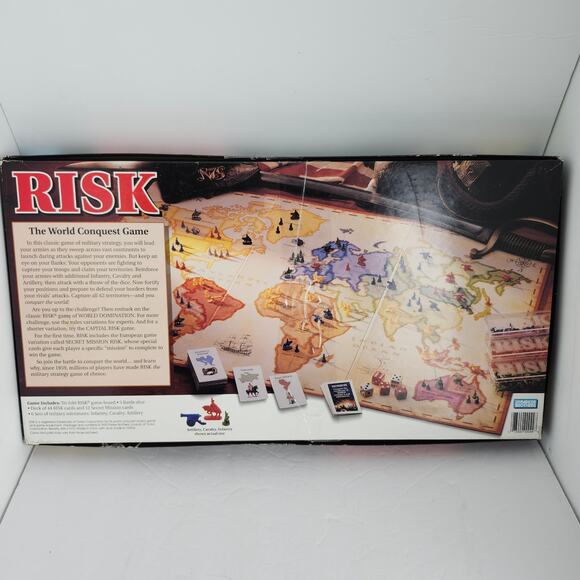 Risk Vintage Board Game 1993 Parker Brothers Strategy World Game Night - Picture 2 of 16